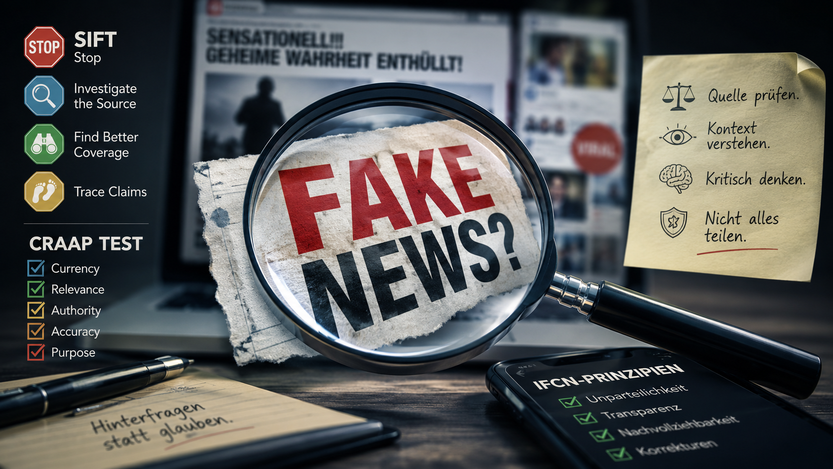 Der Wahrheits-Prompt: Mit KI-Protokollen gegen Fake News