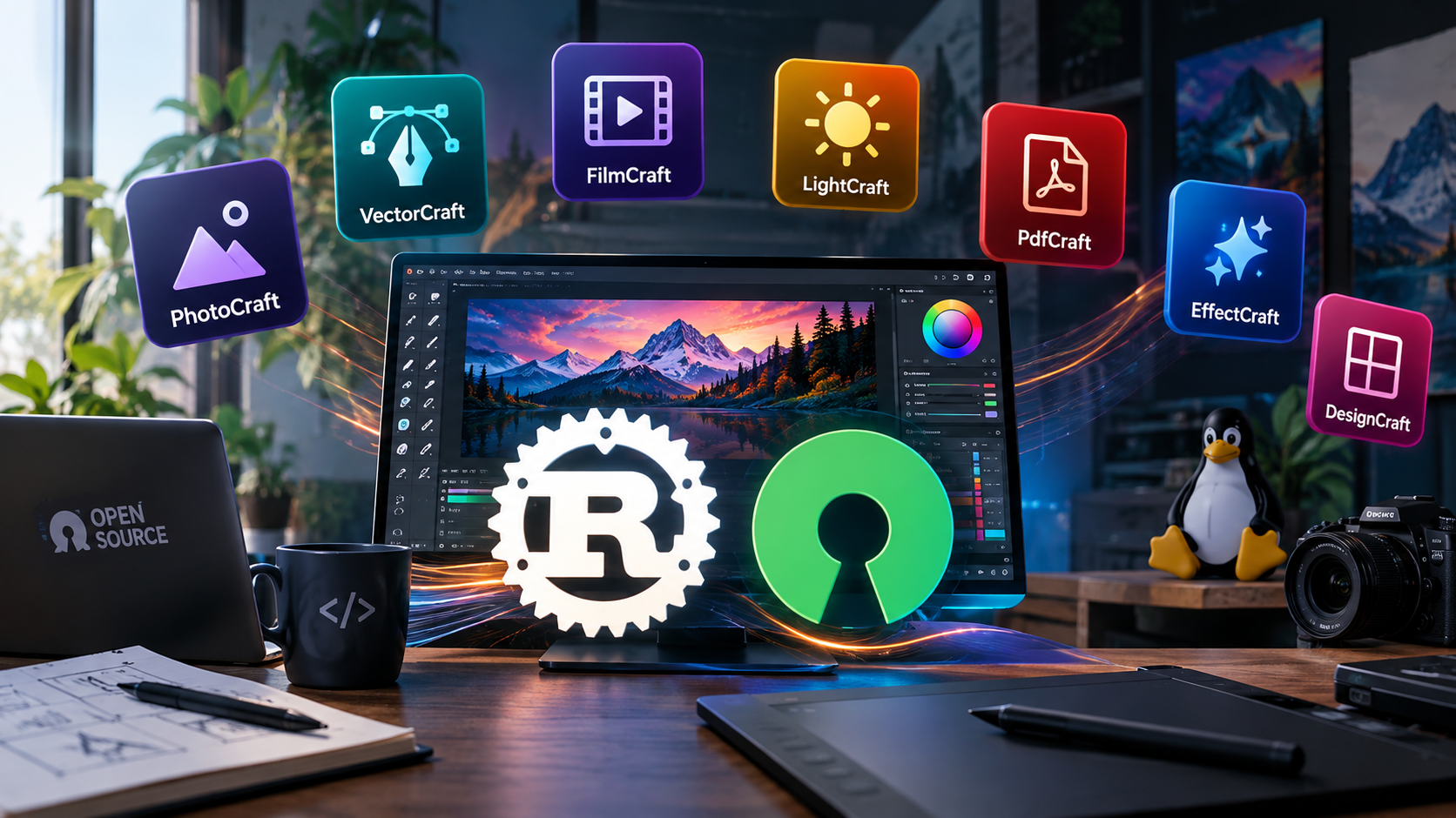 ArtCraft bringt die Adobe-Idee nach Linux