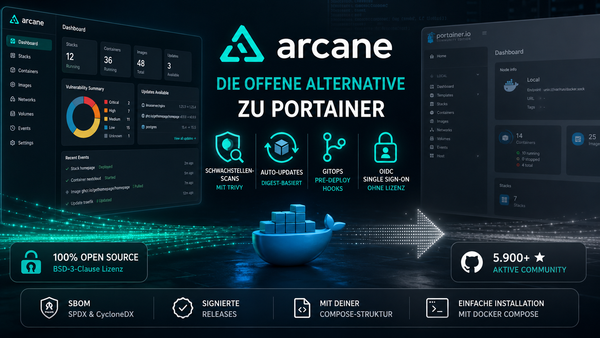Arcane - die freie Docker-Oberfläche im Test