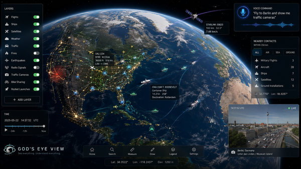 God's Eye View - der offene Blick auf den Planeten