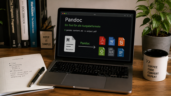 Ein Tool für alle Ausgabeformate: Pandoc im Praxiseinsatz