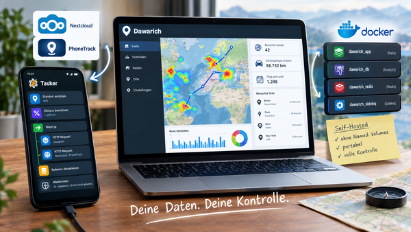 Standortverlauf für immer: Dawarich statt Google Maps Timeline